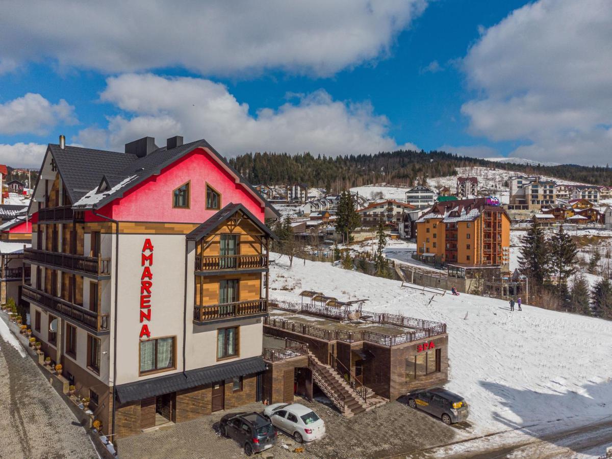 Amarena Spa Hotel - Breakfast Included In The Price Spa Swimming Pool Sauna Hammam Jacuzzi Restaurant Inexpensive And Delicious Food Parking Area Barbecue 400 M To Bukovel Lift 1 Room And Cottages Exterior photo