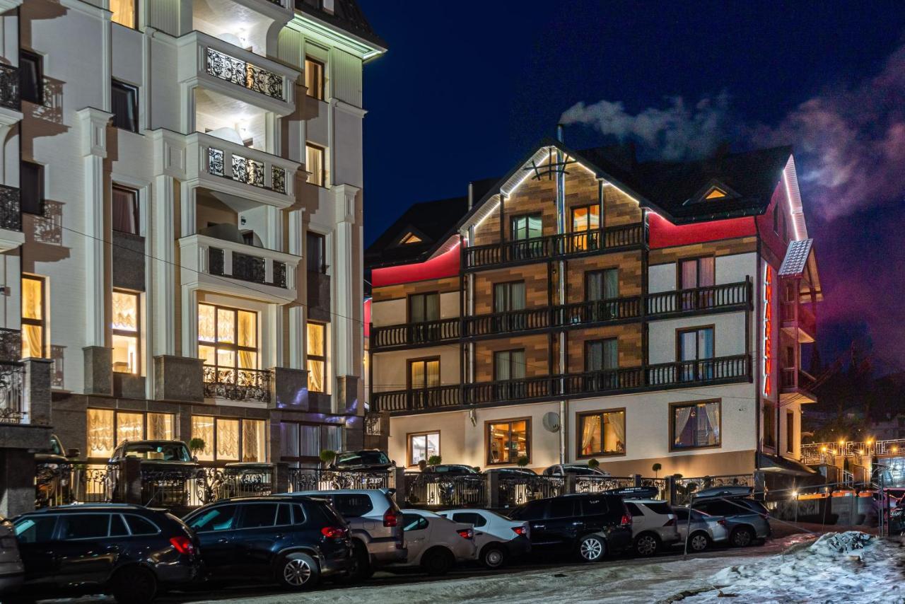 Amarena Spa Hotel - Breakfast Included In The Price Spa Swimming Pool Sauna Hammam Jacuzzi Restaurant Inexpensive And Delicious Food Parking Area Barbecue 400 M To Bukovel Lift 1 Room And Cottages Exterior photo